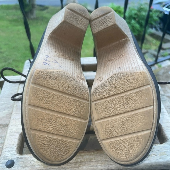 Dansko “Mikayla” Do Brown Oiled Leather Heeled Boots Eu Size 38, USA 7 - Picture 9 of 11